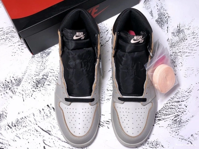 MaikeSneakers SB Air 1 x Nike Jordan Bone OG Light CD6578-006 High 0810